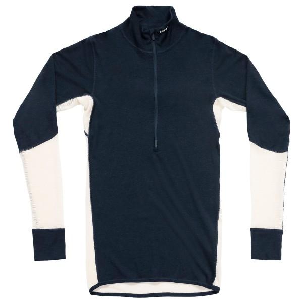 Devold - Wool Mesh 190 Zip Neck - Merinoshirt Gr XL blau