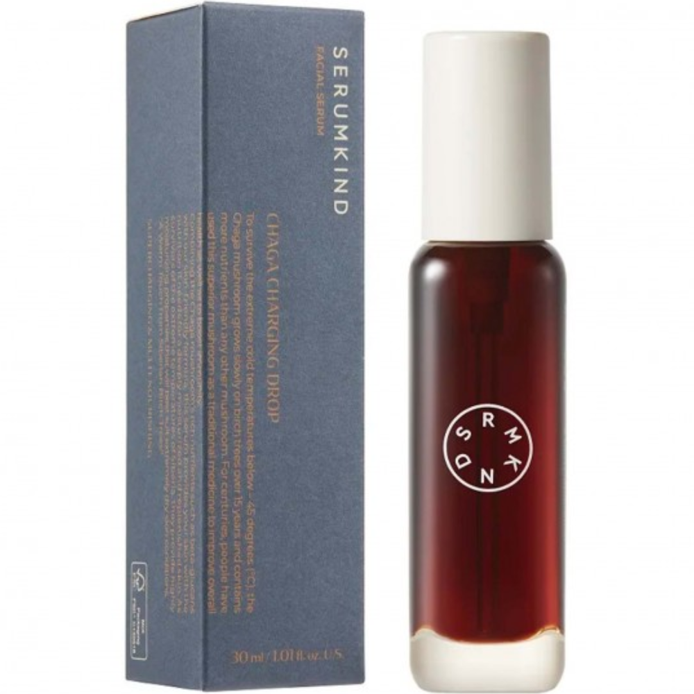 Serumkind Suero de gotas de carga de Chaga para pieles deshidratadas 30mL