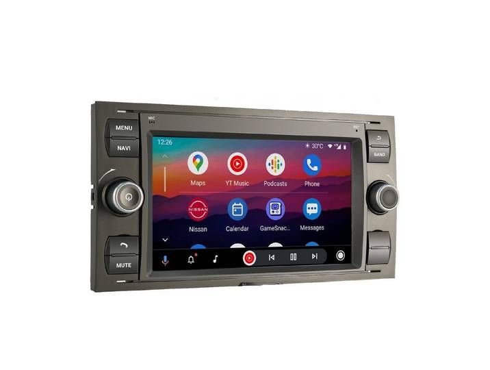 GABITECH 7 Zoll Android Autoradio GPS Navi für Ford Focus Transit C S MAX Autoradio