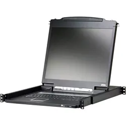 ATEN CL3000N CH Leichte Single Rail 19"-LCD Konsole (PS/2-USB, VGA) CH-Layout