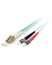 Digital Data Communications Equip Patch-Kabel LC Multi-Mode M bis ST multi-mode M 5 m Glasfaser 50/125 Mikrometer OM3 Türkis (255215)