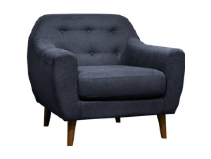 Fauteuil tissu chiné Agathe