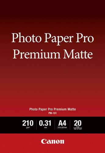 Canon Photo Paper Pro Premium Matte PM-101 8657B005 Fotopapier DIN A4 210 g/m² 20 Blatt Matt