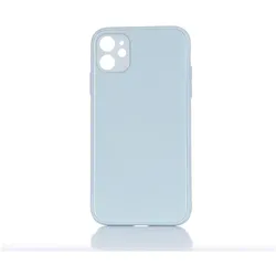 We-Vibe WE Coque de protection GLASS APPLE IPHONE 11 Gris: Effet vernis contour mat (Apple iPhone 11), Smartphone Schutzfolie, Grau