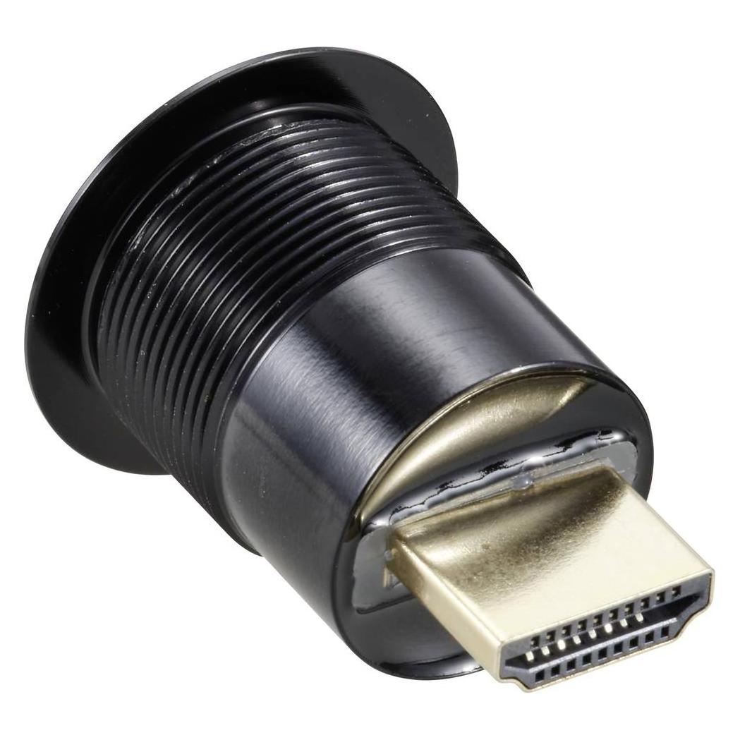Tru Components TC-11980460 HDMI Panel-Adapter Buchse HDMI-Buchse - HDMI-Stecker (TC-11980460)