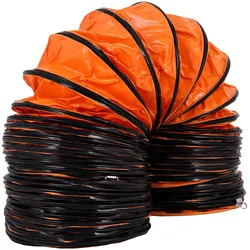 VEVOR  Lufttransportschlauch 9,8 m Lüfterdurchmesser, 30,48 cm Warmluftschlauch, 35 x 35 x 28 cm Belüftungsschlauch Baustellenschlauch, Orange Belüftungsschlauch