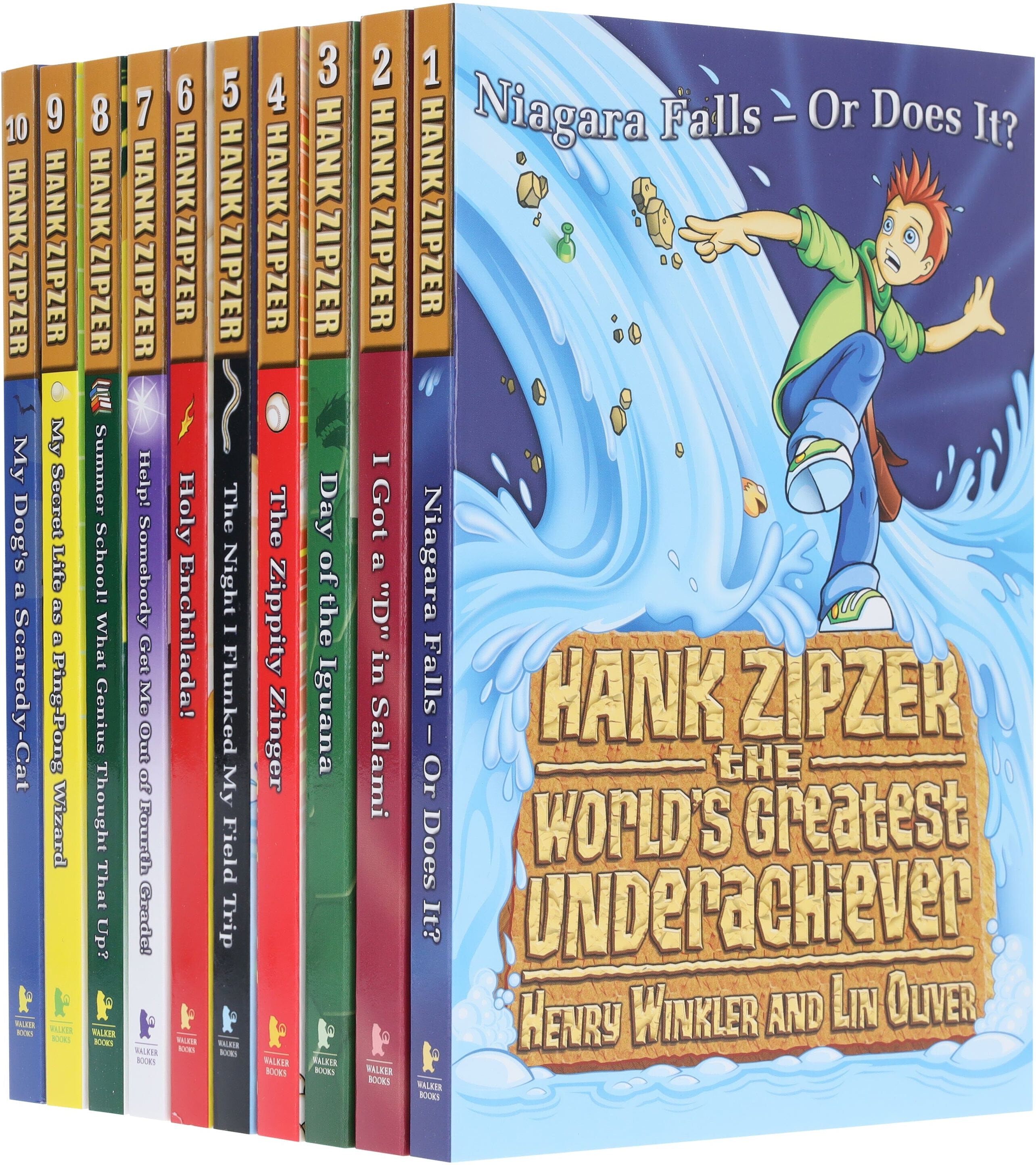 Hank Zipzer Collection by Henry Winkler and Lin Oliver 10 Books Collection - Ages 7-9 - Paperback Walker Books Ltd