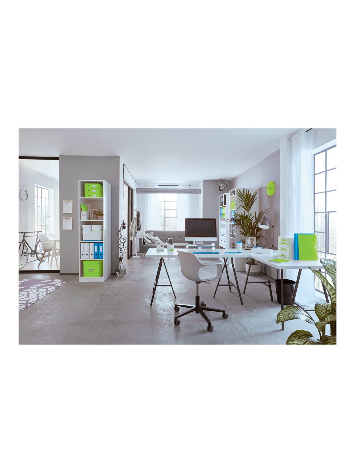 Leitz WOW Notizbuch A4 liniert mit festem Einband Blau