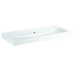 Design Waschtisch 1200mm, weiß - weiß