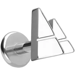 Titan Labret mit Push Fit 2 PYRAMIDEN