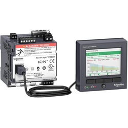 Schneider Electric METSEPM8114 Universalmessgerät ION, PowerLogic PM8114, Essential, DIN-Schiene mit Display, 64 MB, 128 Samples/Periode, DC