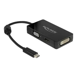 DeLOCK Adapter USB Type-C zu VGA / HDMI / DVI
