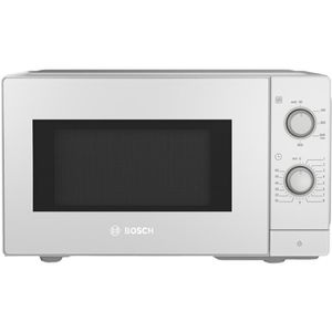 Bosch Mikrowelle Serie 2, FFL020MW0, 800 Watt, weiß, mit Drehteller, Garraum 20 Liter