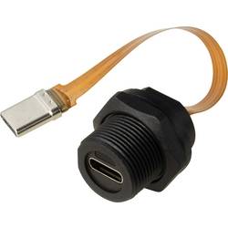 USB-C® Buchse/Stecker FPC Flachkabel 3.1 Geschwindigkeit (mit Gewinde) Kabel 0,1 m TC-E10T-FT3.1-PWF/MT3.1-NWA-0.1FPC TC-13543620 TRU COMPONENTS Inhalt: 1 St.