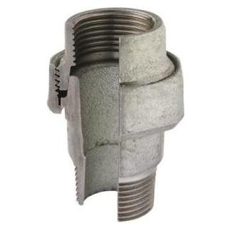 Atusa Deutschland GmbH Temperguss Verschraubung Nr. 341 schwarz, I/A, mit Kegeldichtung 2" (Rohrverschraubung) (34101008)