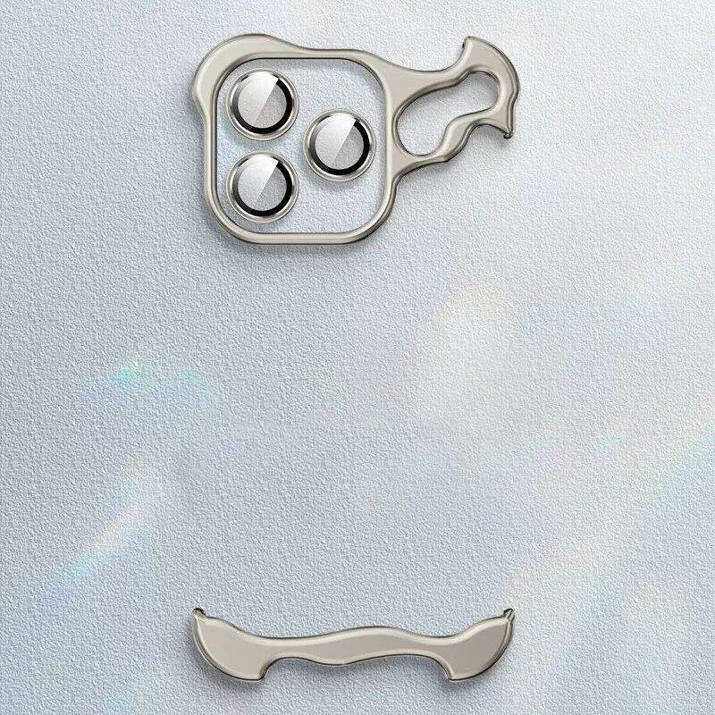 INF Coque Unique en Métal + Film de Protection d'Objectif pour iPhone 15