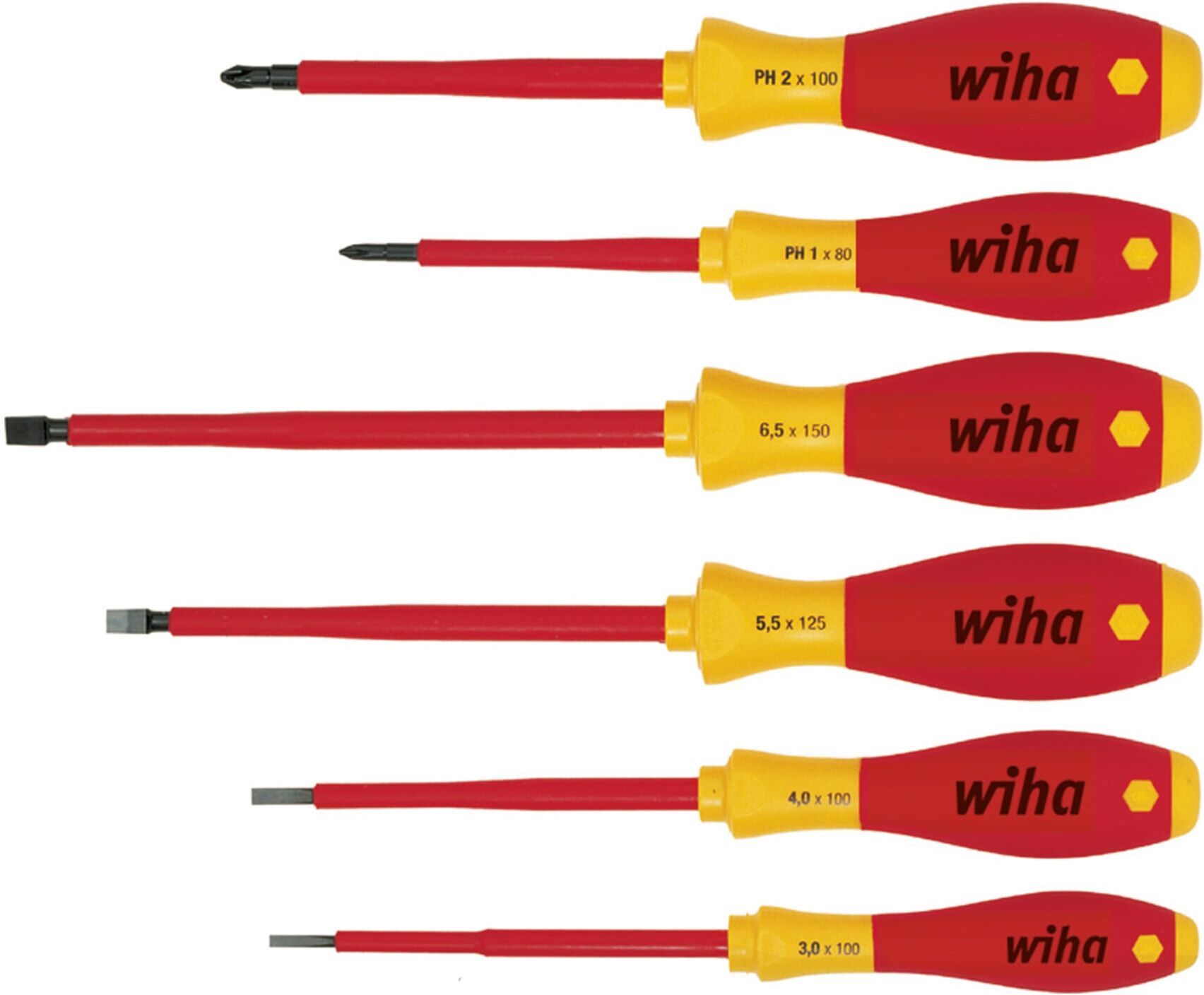 Wiha Schraubendrehersatz Schlitz/PH 320N SF K6 SATZ 6tlg (00833)
