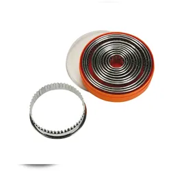 Schneider - Ausstechersatz rund, gezackt 9-tlg., Edelstahl, Materialstärke: 0,4 - 0,5 mm
