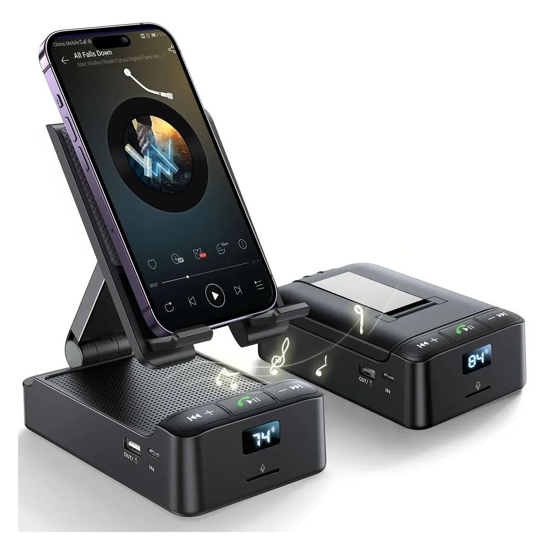 Joyroom JR-MH01 Wireless Speaker with Phone Holder Black (15 h) (JR-MH01)
