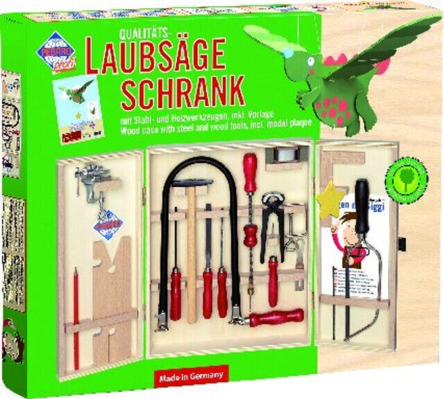 PETER BAUSCH Laubsägeschrank Type 401S 19tlg. Bausch)