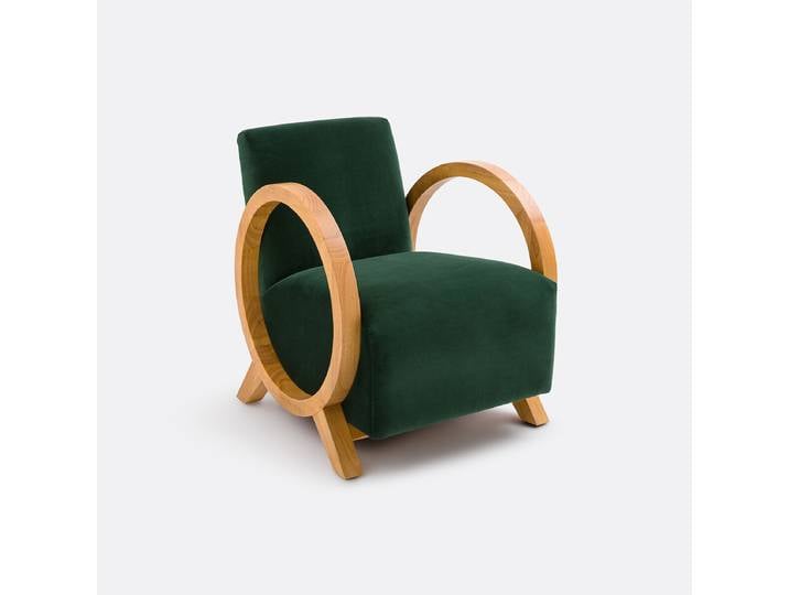 LA REDOUTE Fauteuil vintage Berti Vert