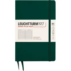 Leuchtturm 1917 Notizbuch B6+ liniert, 219 Seiten, waldgrün, 80 g/m2