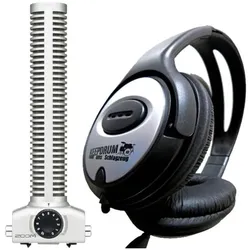 Zoom SGH-6 Shotgun Video-Mic Capsule mit Kopfhörer (Video-Audiorecorder), Audiorecorder