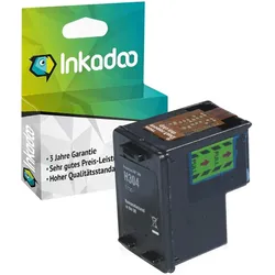 Inkadoo, Druckerpatrone, Kompatibel Tinte für HP 304 Tintenpatrone (BK)