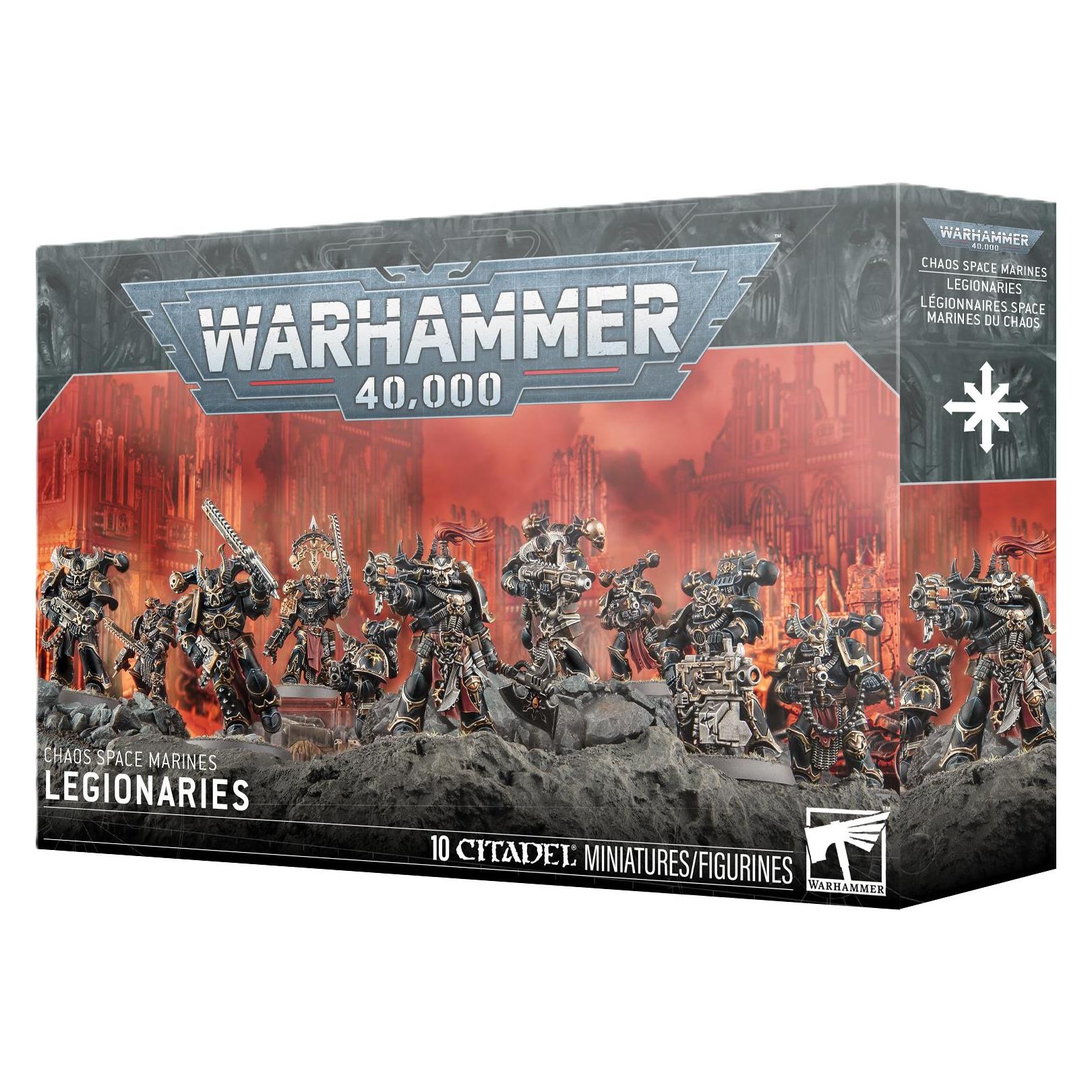 Games Workshop Warhammer 40k - Space Marine du Chaos Squad / Legionnaires (2025) (Kunststoff) (43-105)