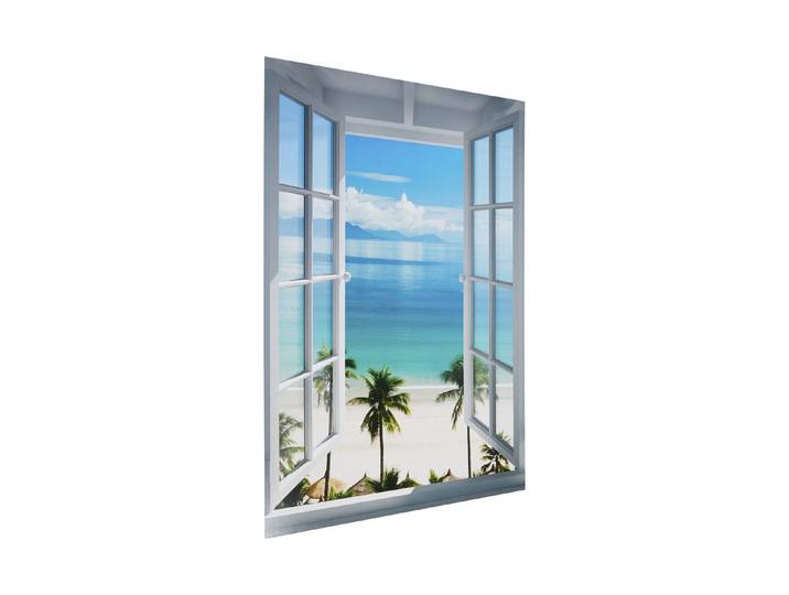Wandbild Deco Panel 60x90 Beach Window