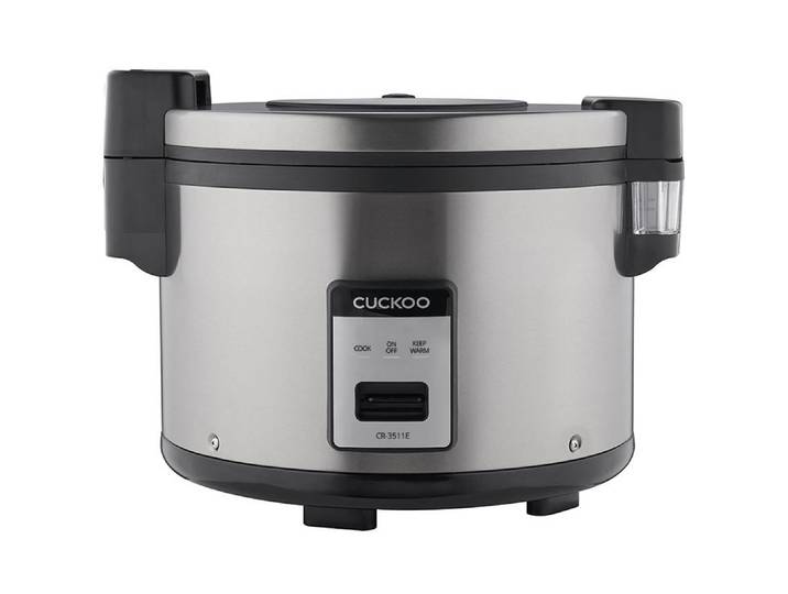 CUCKOO Reiskocher CR-3511E / 35 Cups Gastro 45357 l , schwarz (schwarz, silberfarben), B:41,5cm H:48,5cm, Reiskocher, Reiskocher