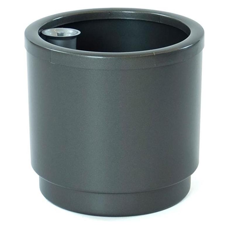 Plastiken Selbstbewässernder Blumentopf Anthrazit (Ø 22 cm) (45279094)