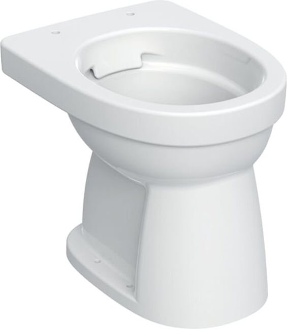 Geberit WC suspendu à chasse plate Renova 6 l, sortie verticale, sans rebord, blanc (501985001)