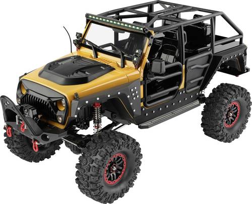WL Toy Orange Brushed 1:10 RC Modellauto Elektro Crawler Allradantrieb (4WD) RtR 2,4GHz Inkl. Akku und Ladegerät
