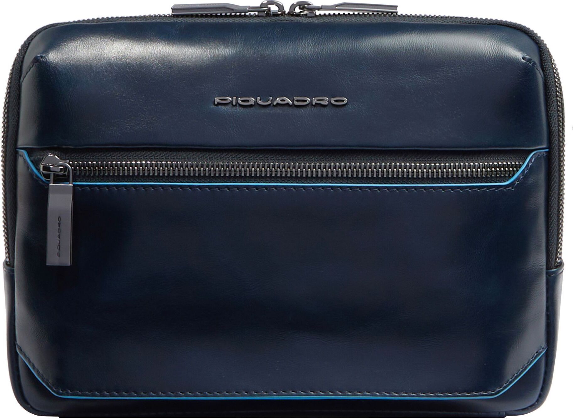 Piquadro Blue Square Umhängetasche RFID Schutz Leder 25 cm