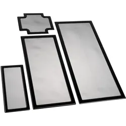 DEMCiflex Staubfilter-Set für Dark Base Pro 900, PC Lüfter Zubehör, Schwarz