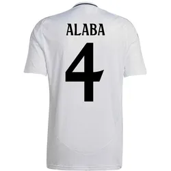 adidas Real Madrid Heimtrikot 2024/25 weiß/schwarz M-Alaba 4