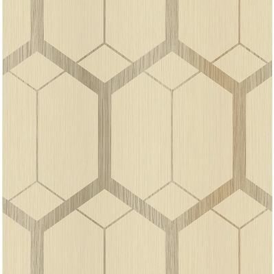 Seabrook Designs Ilenia Ombre Hex Unpasted Wallpaper