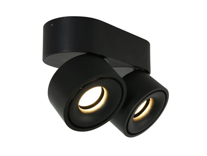 Spot - schwarz - Fez Black - kunststoff metall - aufbauleuchte - LED - 2674ZW - Mexlite
