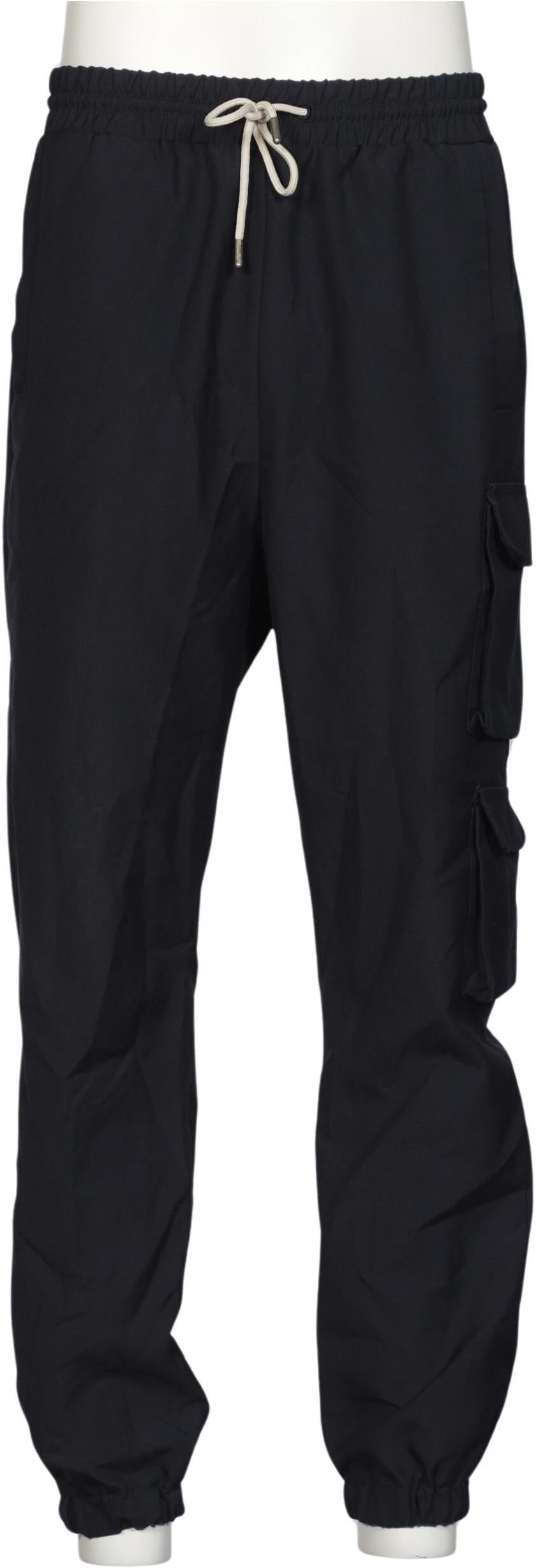 Drole de Monsieur Herren Stoffhose, Marineblau, Gr. S, Wolle / Synthetik - Second Hand