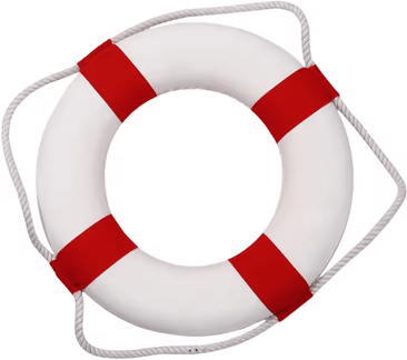 Inspire Picks Mediterranean Nautical Lifebuoy Wall Decor Coastal Living Room Ornament red B