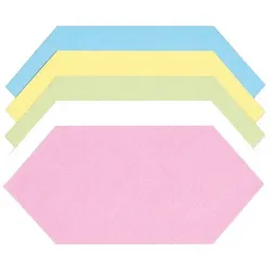 OTTO Office Moderationskarten Sechseck 500 Stück, 20.5x9.5 cm