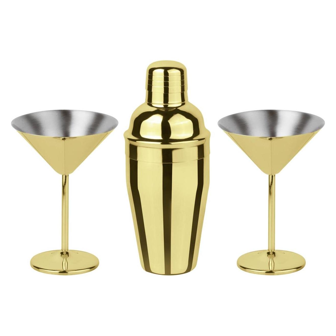 Rosenthal Set3t.Cockt.Martini Bar Utensils Edelstahl/PVD Gol (Martini Gläser) (34735293)
