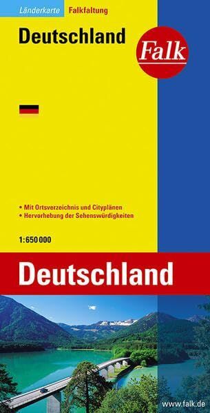 Falk Länderkarte Deutschland 1 : 650 000 - Preis vom 02.10.2026 23:42:20 h