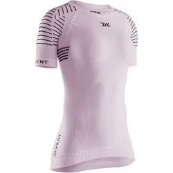X-BIONIC Invent Light kurzarm Rundhals-Funktionsshirt Damen P116 - winsome orchid/opal black XL