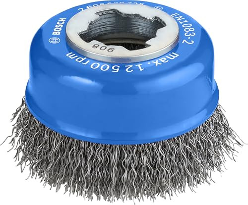 Bosch PRO Metal clean komborstel met gegolfde draad en X-Lock bevestiging, 75 x 0,3 mm