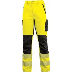 Warnschutz Stretch Bundhose "ROY" Hi-Light - L (DE size: M) - yellow