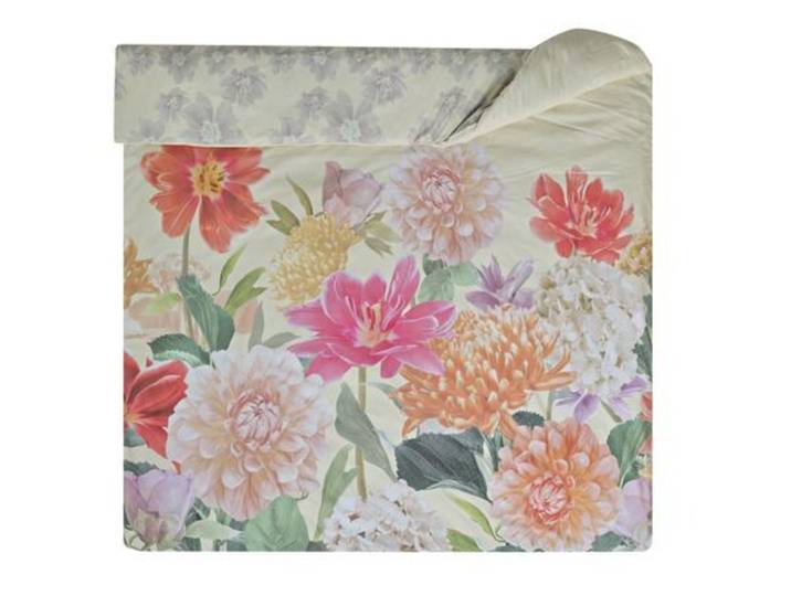 KAS Duvetbezug Bettina Bunt Blumenmuster Baumwolle 200 x 210 cm - Duvetbezug