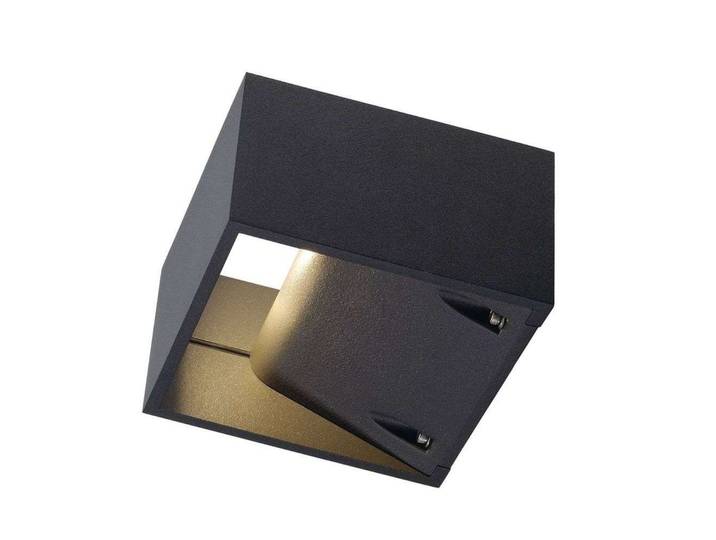 Logs Wandleuchte Square LED IP44 Anthracite - SLV - Aluminium