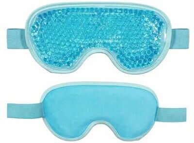 Uplift Essentials Reusable Cooling Gel Eye Mask For Puffiness Dark Circles And Relaxation blue
